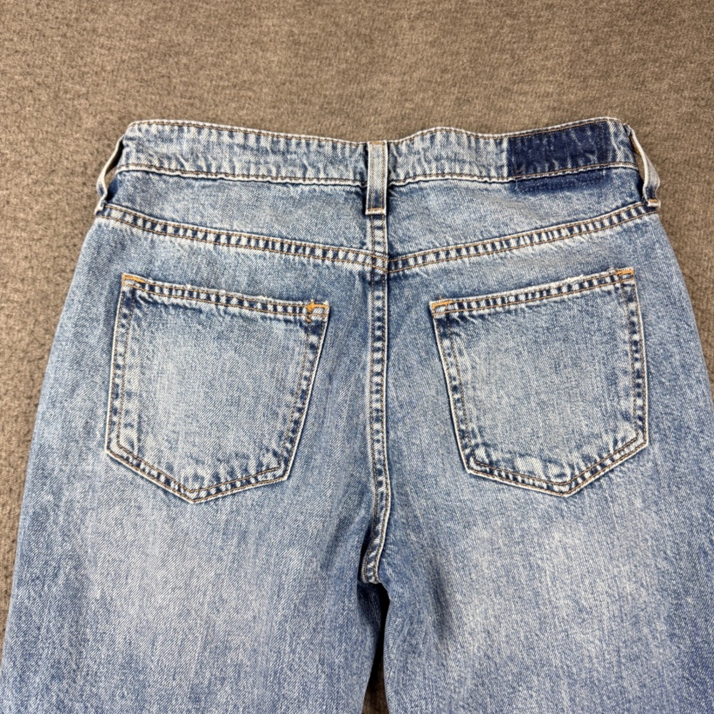 Aeropostale Aero Boyfriend Distressed Light Wash Button Fly Denim Jeans 00‎ Reg - Picture 7 of 14